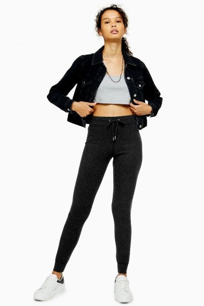 Брюки TopShop CASUAL TROUS 16J04R-CHR р. 8 темно-серый