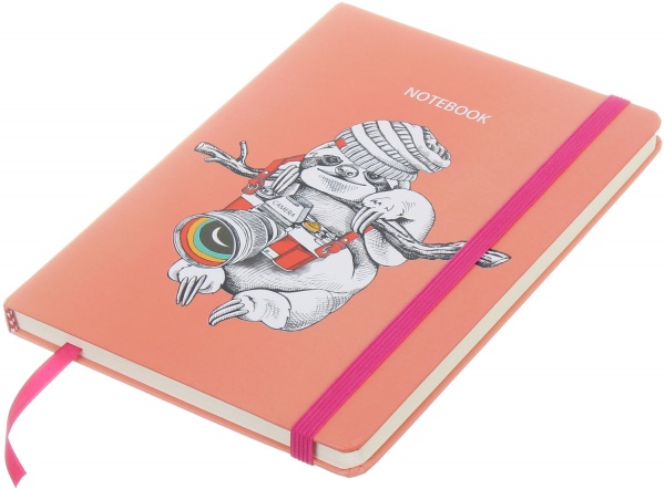 Книга для записей Ленивец-фотограф А5 96 листов