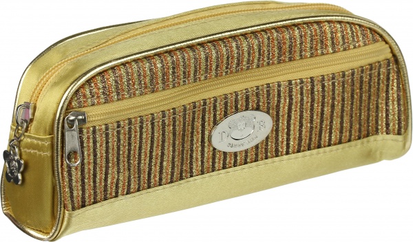 Пенал шкільний золотистий