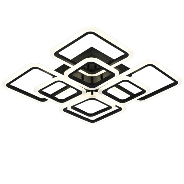 Люстра светодиодная Victoria Lighting 134 Вт черный Rhombus/PL8 black 