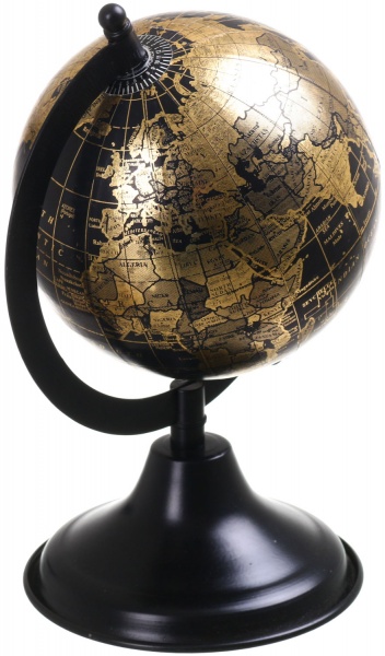 Глобус декоративный золотой 24 см A54910200