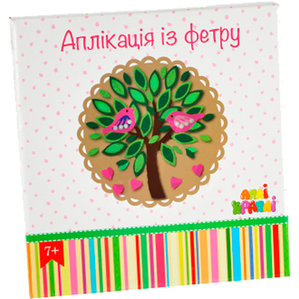 Набір для творчості аплікація із фетру Деревце Аплі-Краплі 