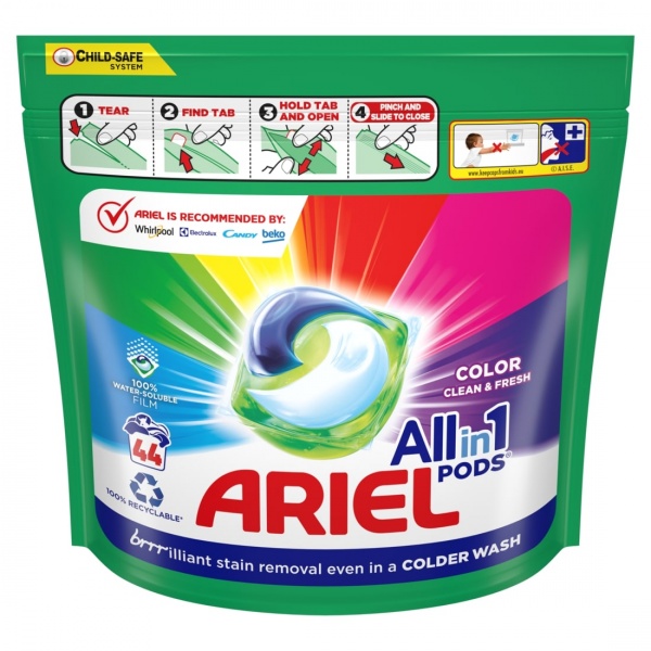 Капсули для машинного прання Ariel PODS All-in-1 Color 44 шт. 