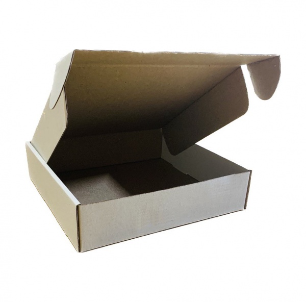 Гофроящик самосборный Т22 белый 200x200x50 мм