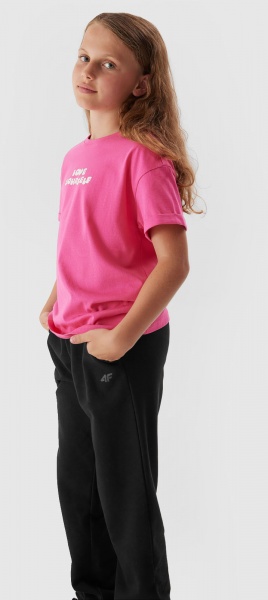 Футболка 4F TSHIRT M0794 4FJAW23TTSHM0794-10S р.146 рожевий