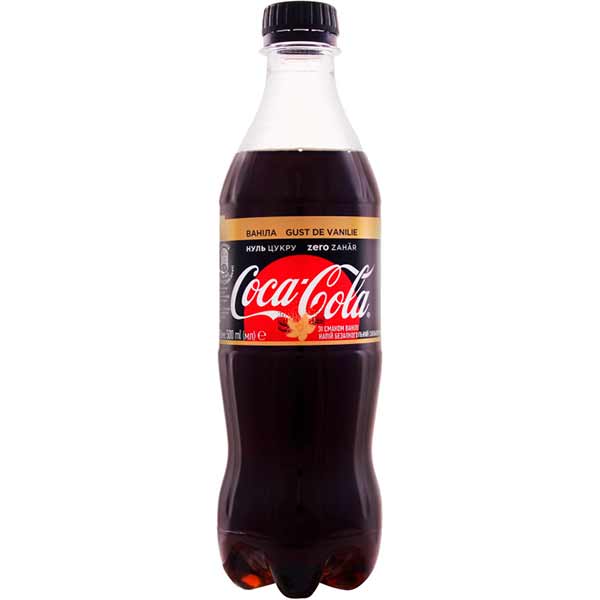 Безалкогольный напиток Coca-Cola ZERO Vanilla 0,5 л 