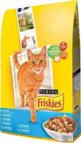 Корм Friskies с лососем и овощами 10 кг