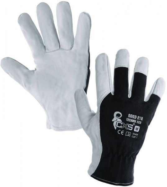 Рукавички МІК CXS Technik з покриттям шкіра XL (10) 51906010