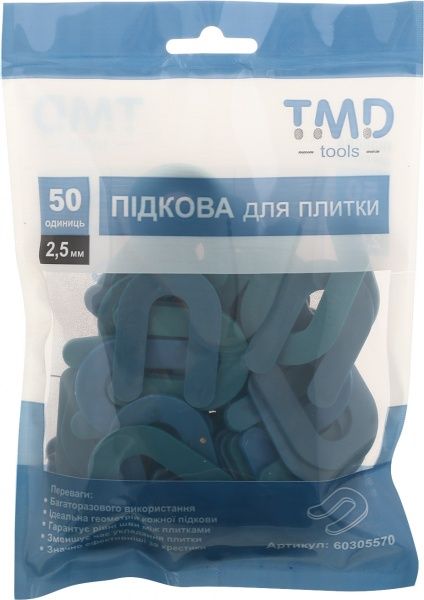 Подкова TMD для плитки 2,5 мм 50 шт.