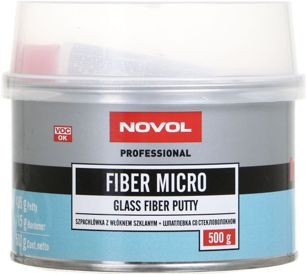 Шпаклевка FIBER MICRO 0,50кг NOVOL 1231 0,5кг