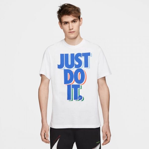 Футболка Nike M NSW SS TEE JDI CK2783-100 M білий