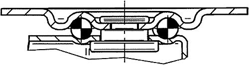 Колесо поворотное 1430 РOI 032 Р60-38x32 TENTE