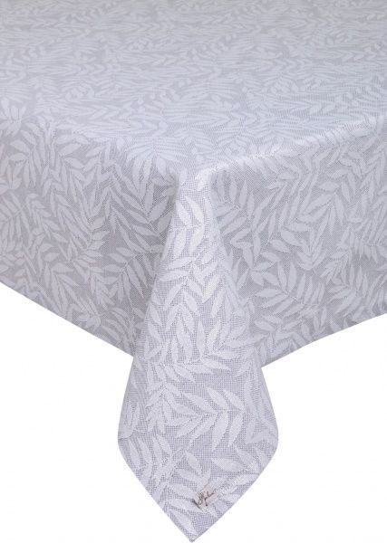 Скатерть Эльза 132x300 см серое серебро Прованс 