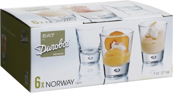 Набор рюмок для ликера Norway 70 мл 6 шт. Durobor