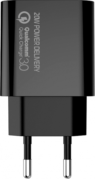 Зарядное устройство ColorWay Power Delivery Port USB Type-C 20W V2 black (CW-CHS026PD-BK) 