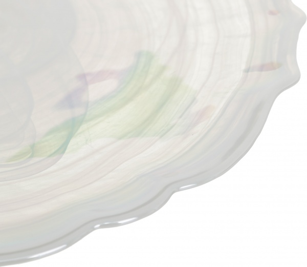 Блюдо Icequeen 27,5 см блискучий ірис Dekor Cam 