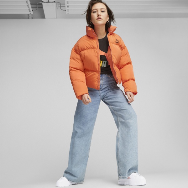 Куртка Puma CLASSICS OVERSIZED PUFFER JACKET 62169360 р.M помаранчевий