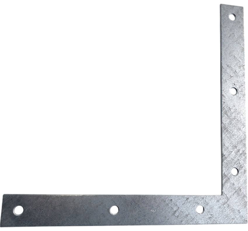 Кутник монтажний оцинкований Profstal L-подібний 200x200x30 мм 2,5 мм 10 шт. білий цинк