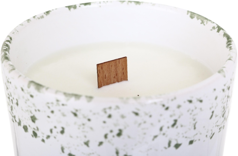 Свічка ароматична Pako-If Квіткова у керамічному кашпо 85х120 мм