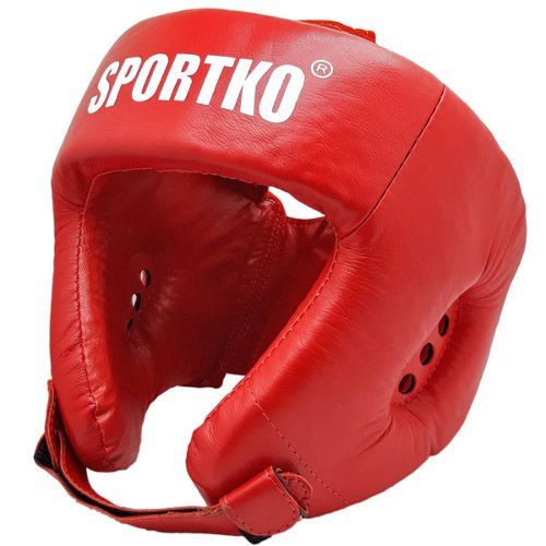 Шлем боксерский SPORTKO 5002-Red 