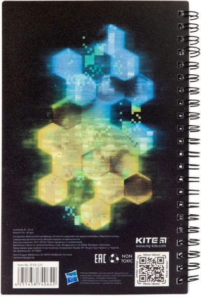 Блокнот А5 80 арк. Transformers BumbleBee TF19-225 KITE