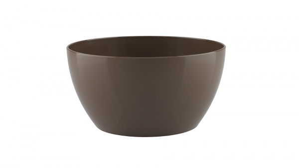 Горщик пластиковий Artevasi San Remo Bowl круглий 8л тауп 