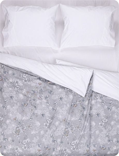 Комплект постільної білизни Ella сімейний сірий Guy Laroche 