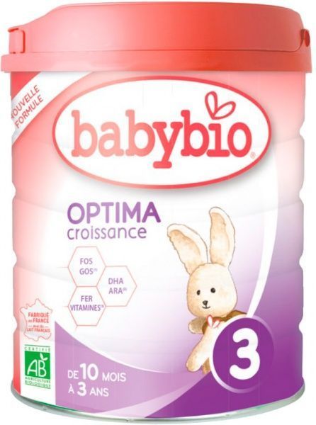 Суха молочна суміш Babybio Optima-3 від 10 місяців 800 г 3288131580333