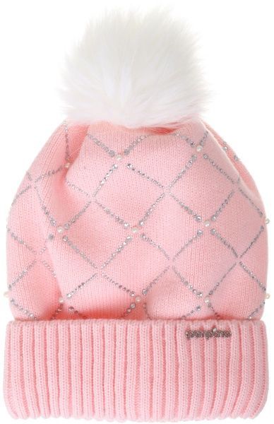 Шапка для девочек Pompona р.50-52 персиковый 20 Z P 69 ПП 