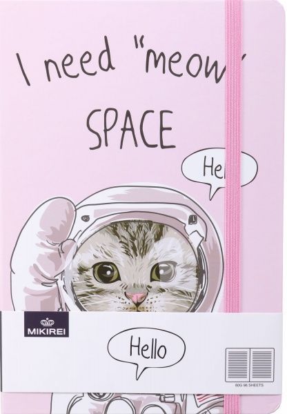 Блокнот Видатні звірі космонавт 21x14,5 см