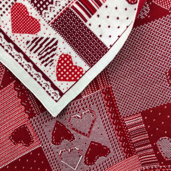 Плед Мереживо 130x170 см червоний із малюнком