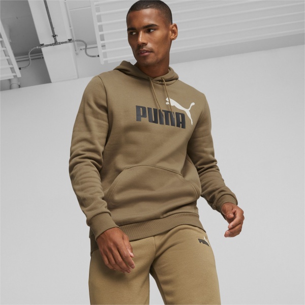 Джемпер Puma ESS+ 2 COL BIG LOGO HOODIE FL 58676494 р.S коричневий