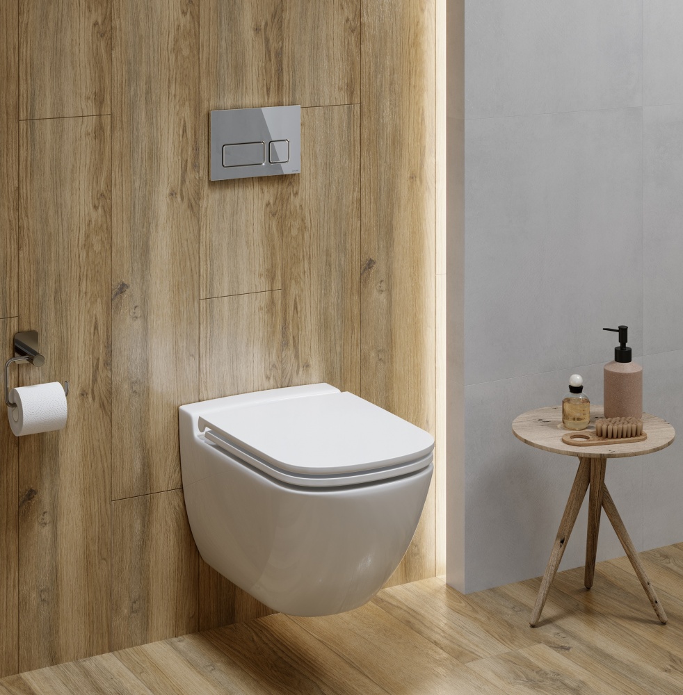 Клавиша для инсталляции Cersanit BLOCK глянцевый хром K97-454