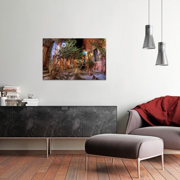 Репродукция Улочки Греции 100x75 см Styler 