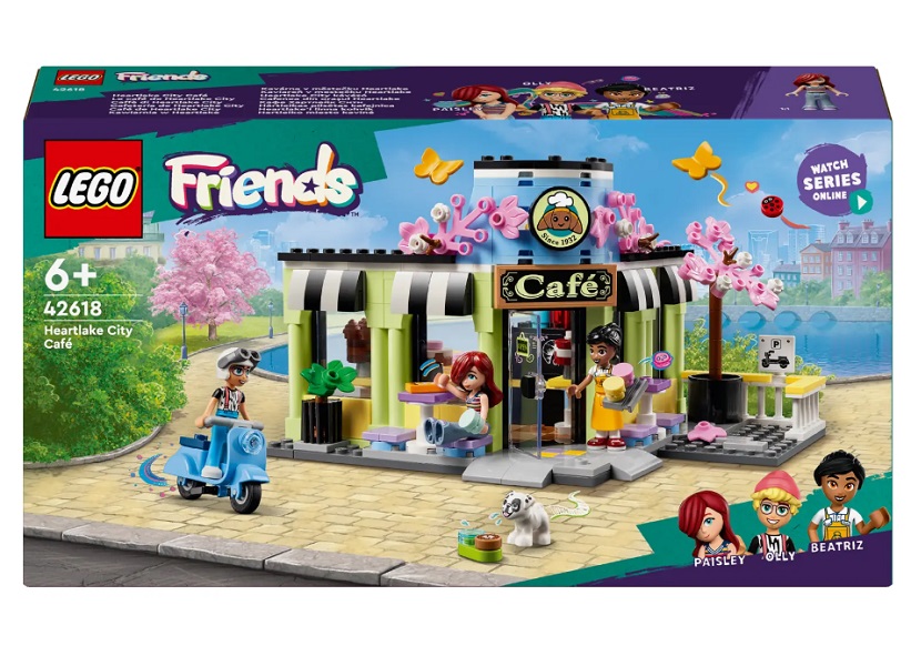 Конструктор LEGO Friends Кавʼярня Хартлейк-Сіті 42618
