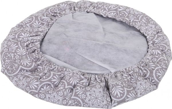 Чехол для стула Агата Кружево капучино на резинке 33х33 см La Nuit