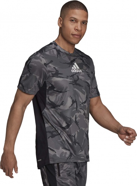 Футболка Adidas M CAMO GT1 H28795 р.XL сірий