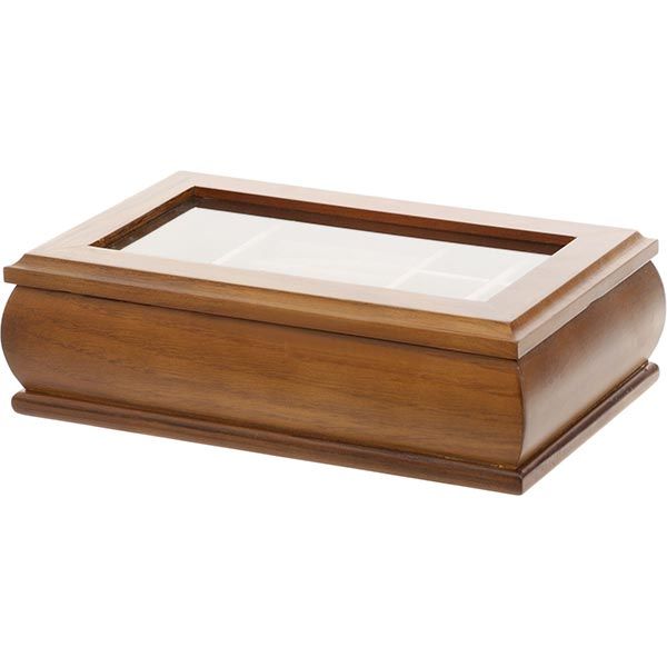 Сундук для украшений с окном 28x17.5 см