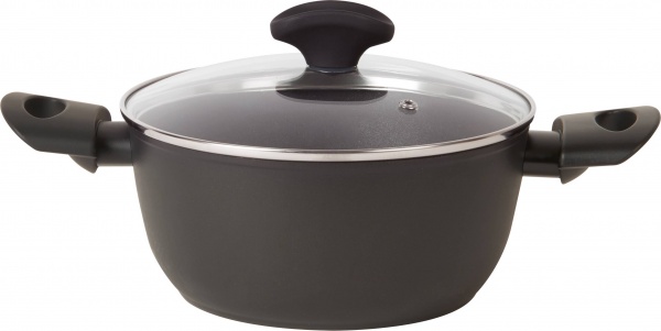 Кастрюля с крышкой Diamante Induction 24 см 3,5 л TVS