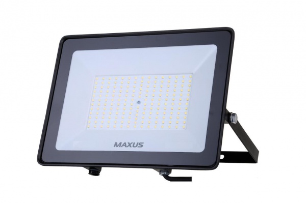 Прожектор светодиодный Maxus 150 Вт IP65 черный 1-MFL-04-15050 