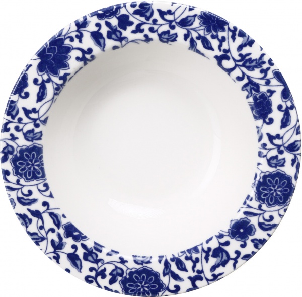 Салатник Royal Blossom 14 см білий із синім Porser Porselen