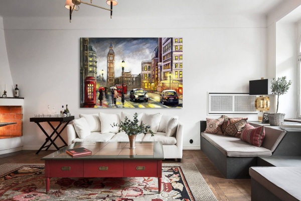 Картина на холсте London 55x80 см ТЕРРАВОЛ 