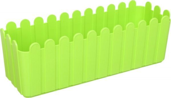 Ящик балконний Алеана зі вставкою 49x16,5 см прямокутний оливковий 