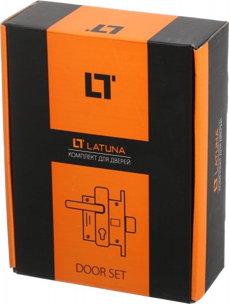 Замок врізний з ручками Blazer санвузловий MACC WC 47,5 мм матова бронза