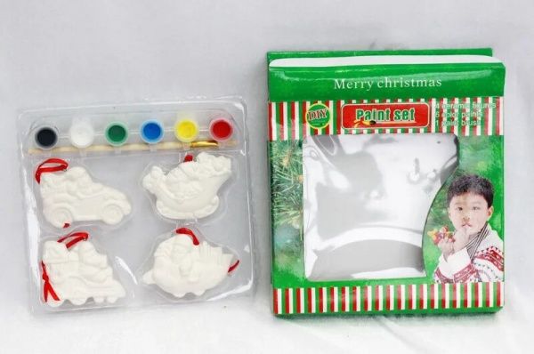 Набор для творчества 4 фигурки, 6 красок 022403 Девилон