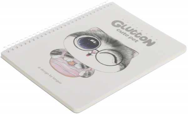 Книга для записей на спирали Домашние любимцы А5