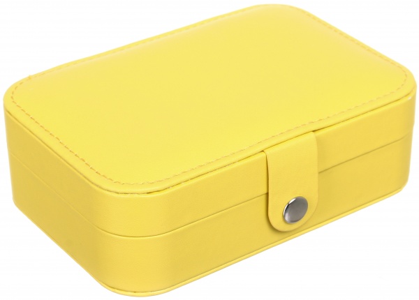 Шкатулка для украшений Flatty 16x11.5x5 см желтый