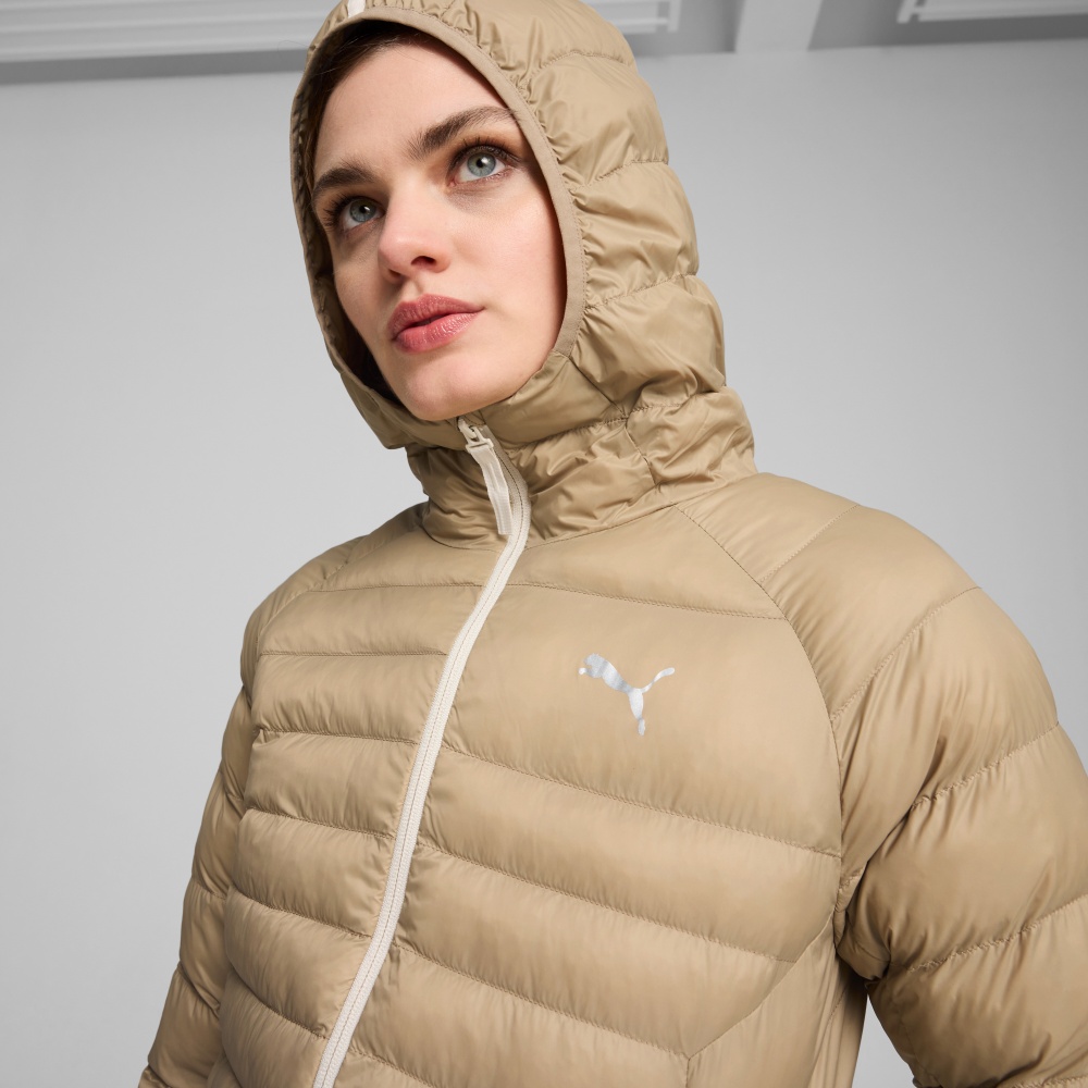 Куртка жіноча зимова Puma PACKLITE PRIMALOFT LONG HOODED JACKET 84940667 р.S світло-коричнева