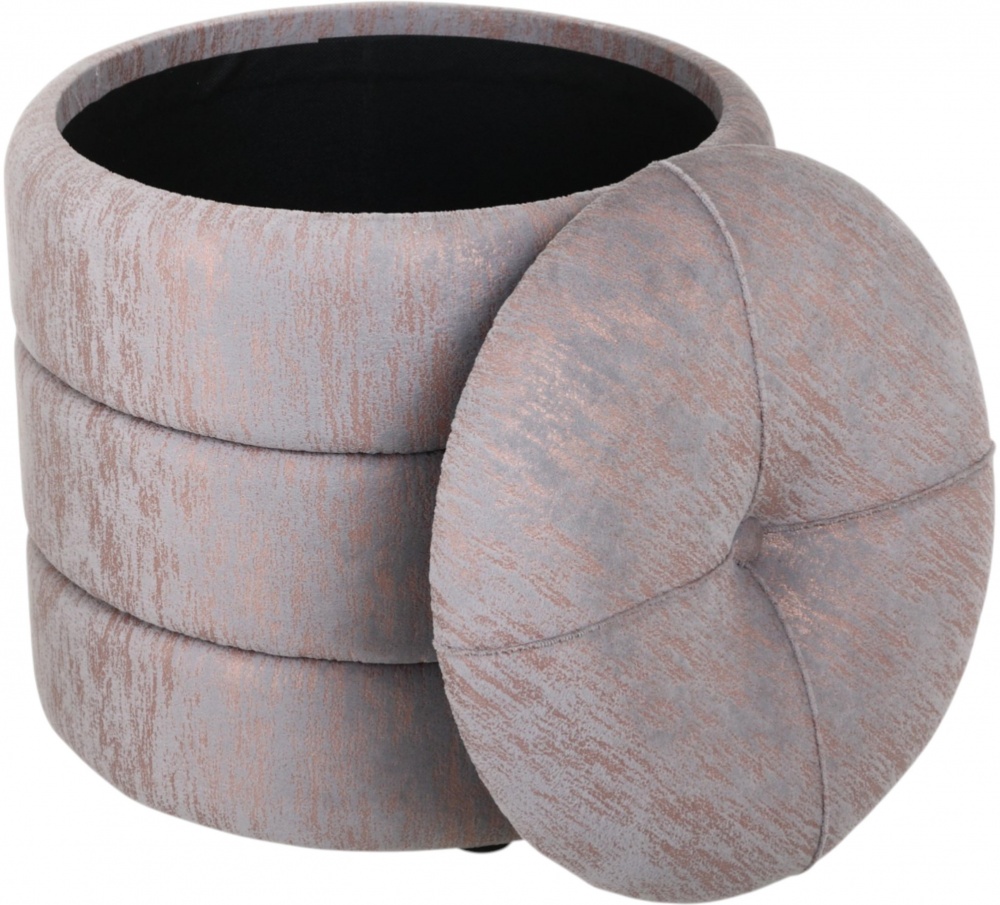 Скриня-пуф Sensio Barrel 390х380 мм світло-сірий (WA-028)