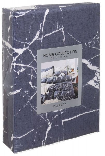 Комплект постільної білизни Stone сімейний синій La Nuit 